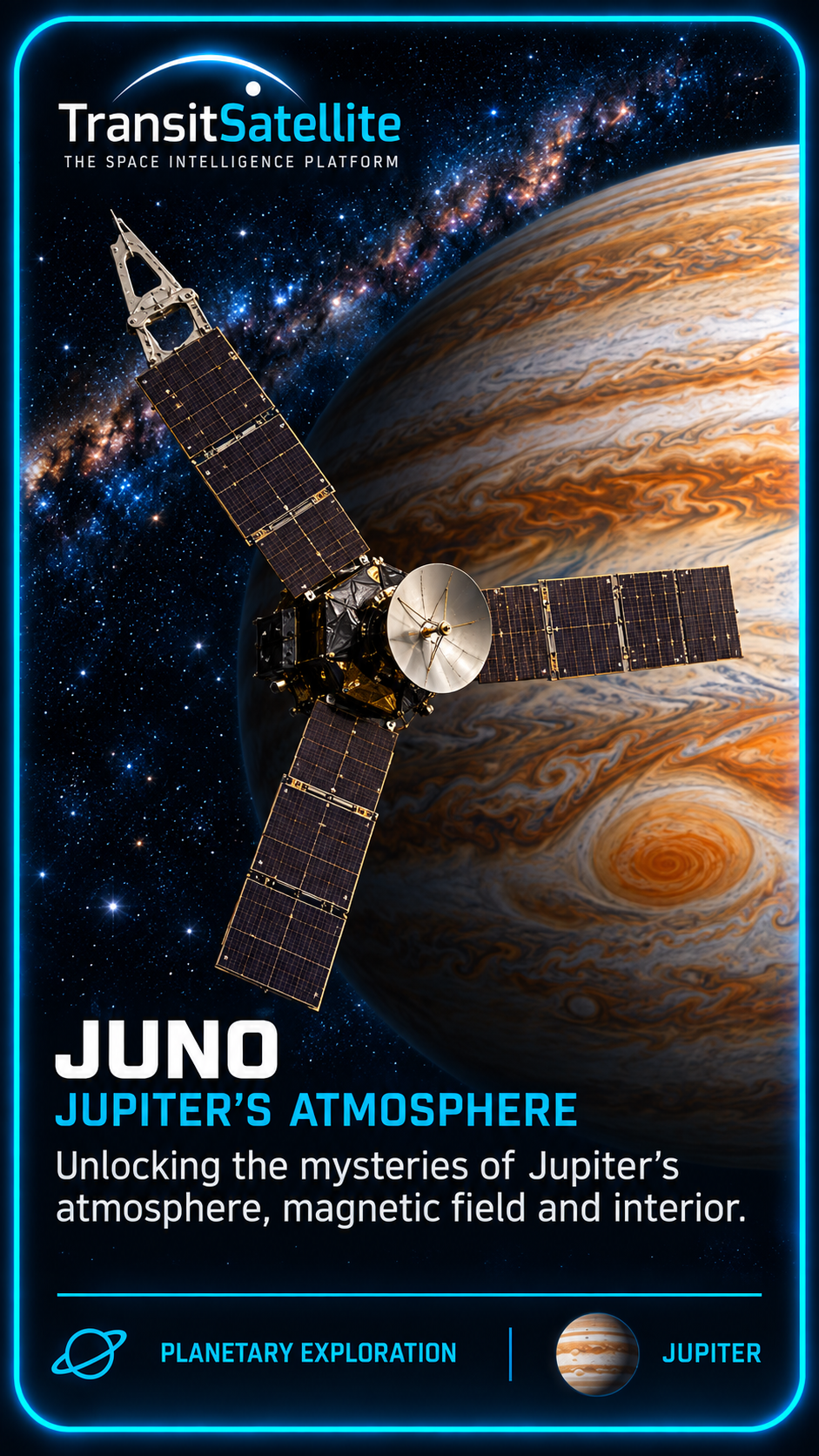 Juno TransitSatellite mission card