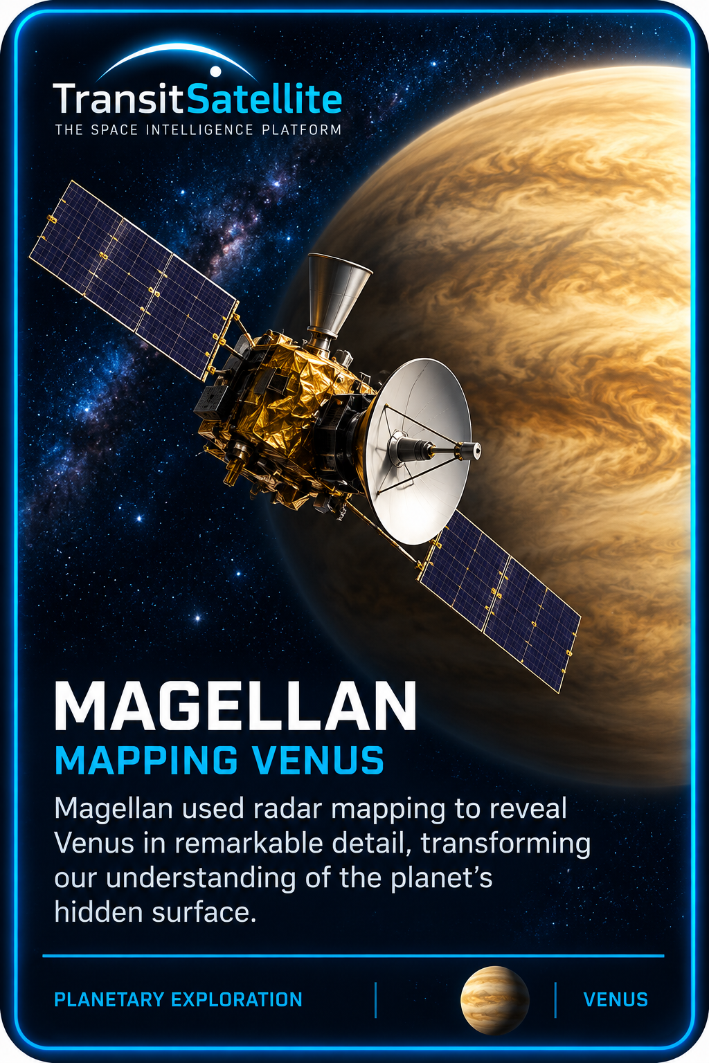 Magellan TransitSatellite mission card