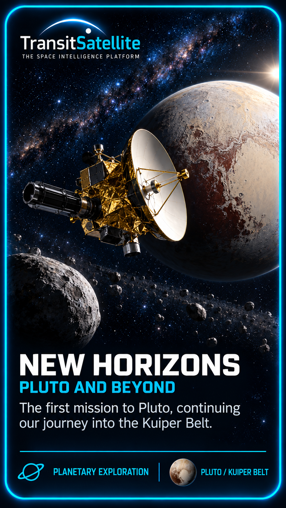 New Horizons TransitSatellite mission card