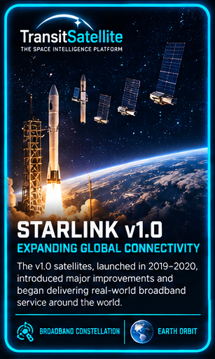 Starlink v1.0 TransitSatellite mission card