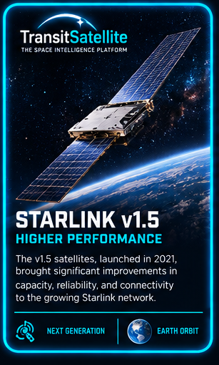 Starlink v1.5 TransitSatellite mission card