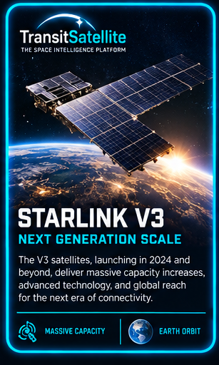 Starlink V3 TransitSatellite mission card