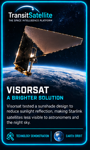 VisorSat TransitSatellite mission card
